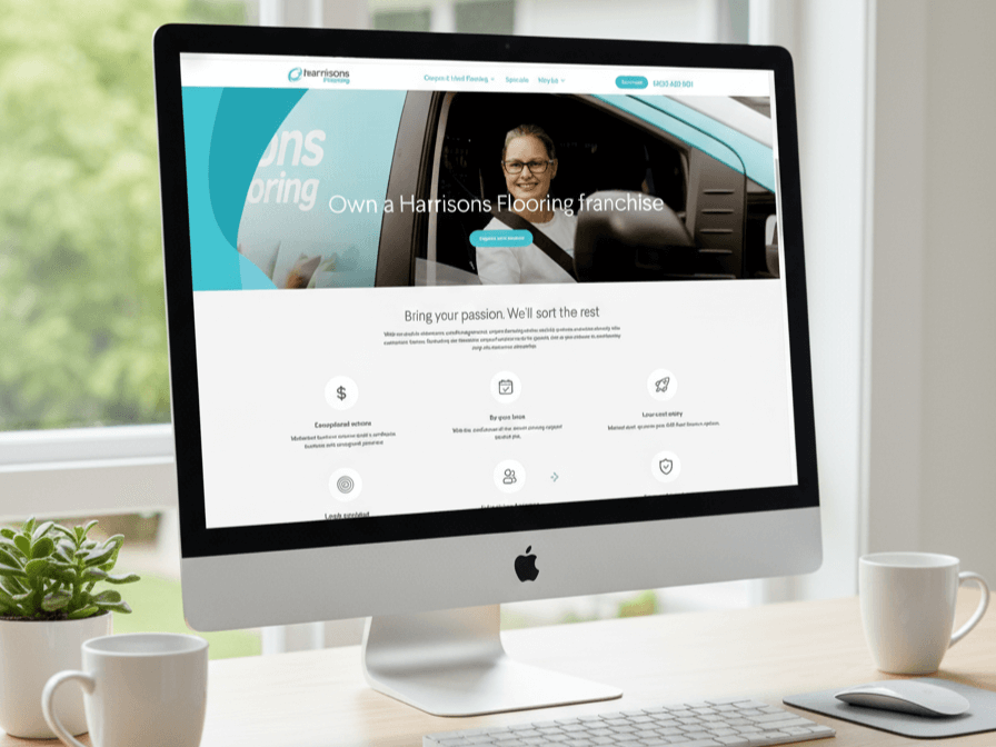 We created Harrisons Franchise Landing Pages