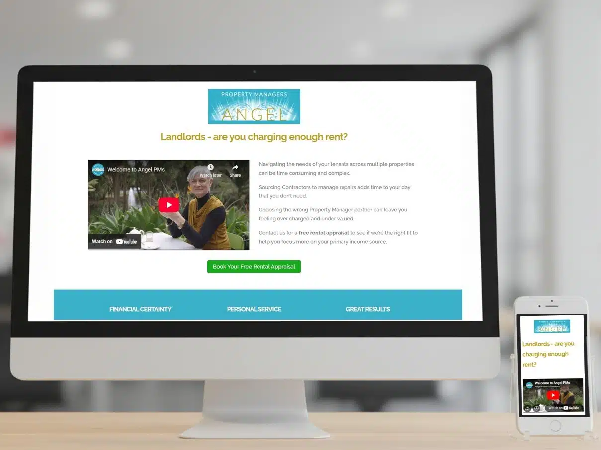 Angel 3 - Website Development Client