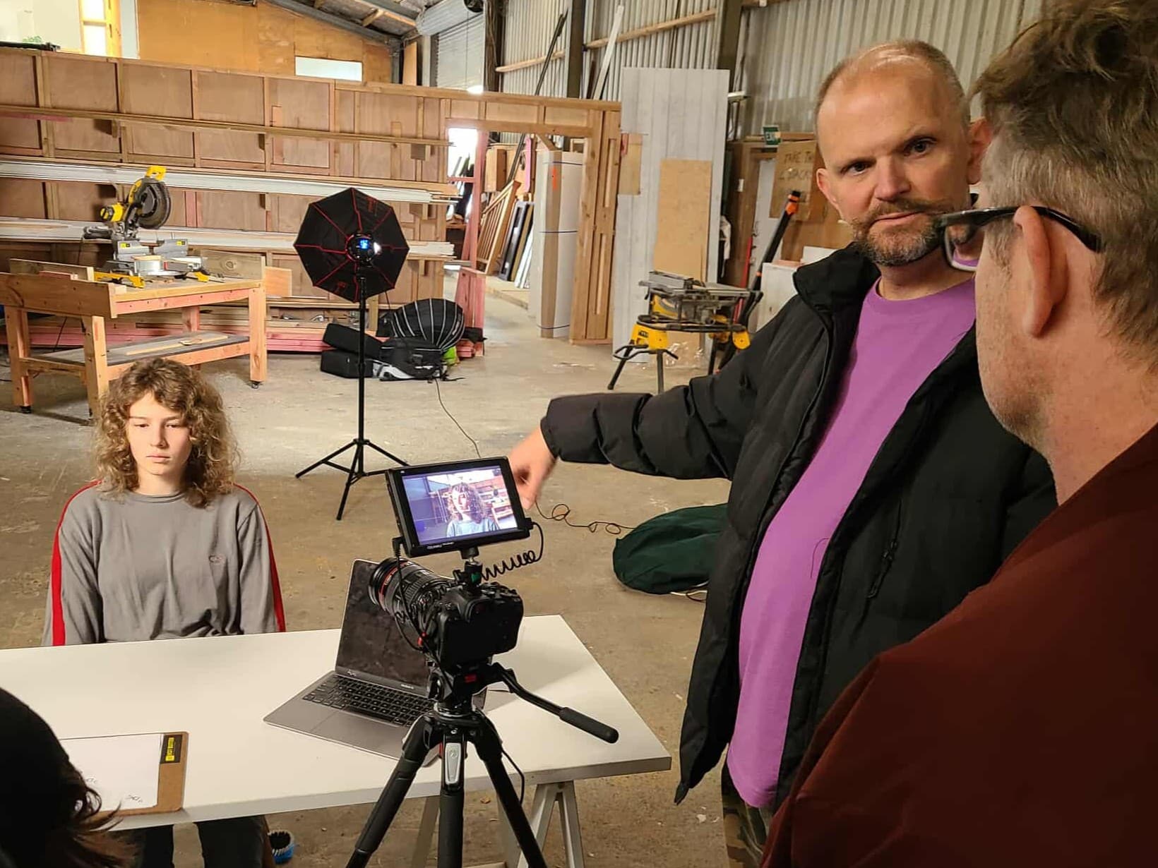 Dave on Set with Hot Butter Clients43